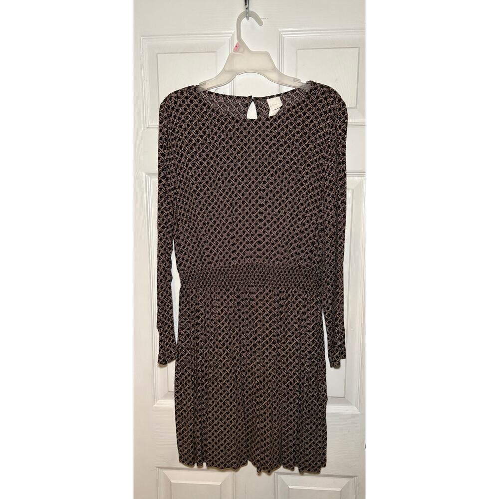 H&M patterned dress elastic waist size small - Picture 1 of 2